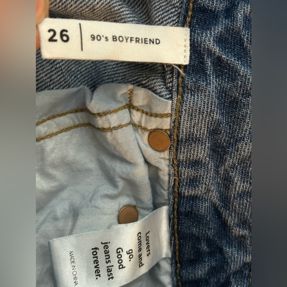 Pacsun Ying Yang denim 90’s boyfriend Jeans size 26 EUC - Picture 7 of 13